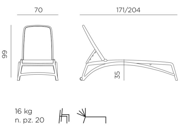 ATLANTICO napozóágy - Image 12