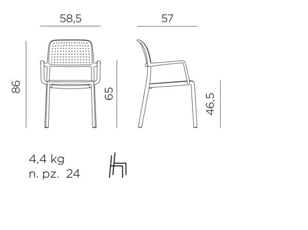 BORA ARMCHAIR karosszék - Image 7